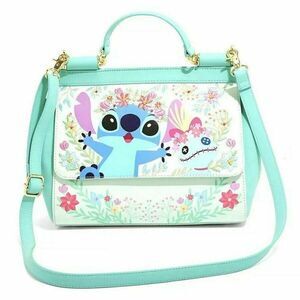 Loungefly Disney Lilo & Stitch Scrump Beach Flowers Hand Bag Satchel Crossbody